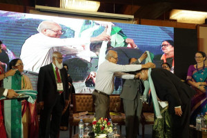 Receiving a token of appreciation as a Foreign Speaker, by the Organizing Committee team of the 5th International Scientific Conference of the Fertility and Sterility Society of Bangladesh in Dhaka. Receiving a token of appreciation as a Foreign Speaker, by the Organizing Committee team of the 5th International Scientific Conference of the Fertility and Sterility Society of Bangladesh in Dhaka.